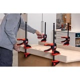 BESSEY Einhandzwinge mit drehbarem Griff EZ360-30 schwarz/rot, 300 / 80