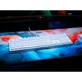 CHERRY MX 3.1, Gaming-Tastatur weiß/silber, DE-Layout, Cherry MX2A Red