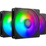 Cooler Master Mobius 120P ARGB 120x120x25, Gehäuselüfter schwarz, 3er Pack, 120 mm