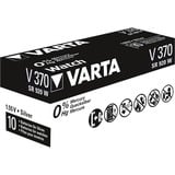 VARTA Silberoxid-Knopfzelle 370, Batterie silber, 10 Stück