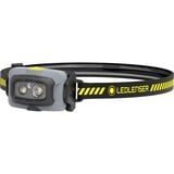 Ledlenser Stirnlampe HF4R Work, LED-Leuchte grau/gelb