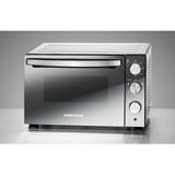 Rommelsbacher Back- und Grillofen BGS 1500, Mini-Backofen silber/schwarz