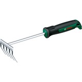 Bosch Garten Handrechen, Edelstahl grün/schwarz, Breite 8,7cm