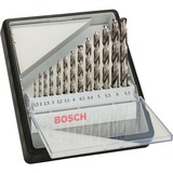 Bosch RobustLine HSS-G-Spiralbohrer-Satz, 135°, 13-teilig in Kassette