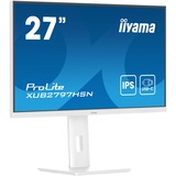 iiyama ProLite XUB2797HSN-W2, LED-Monitor 68.5 cm (27 Zoll), weiß (matt), FullHD, IPS, USB-C, RJ-45, 100Hz Panel