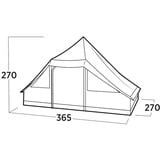 Easy Camp Glampingzelt Orsa Cabin braun, für 8 Personen, Modell 2025