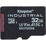 Kingston Industrial 32 GB microSDHC, Speicherkarte schwarz, UHS-I U3, Class 10, V30, A1