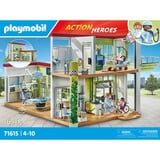 PLAYMOBIL 71615 Action Heroes Modernes Krankenhaus, Konstruktionsspielzeug 