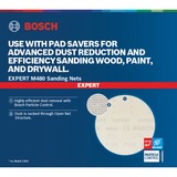 Bosch Expert M480 Netzstruktur-Schleifblatt Ø 150mm, K120 50 Stück, für Exzenterschleifer