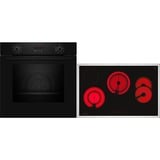 Neff BX48PB, Backofen-Set schwarz/edelstahl