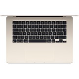 Apple MacBook Air (15") 2024 CTO, Notebook champagner, Polarstern, M3, 10-Core GPU, macOS, Englisch International, 38.9 cm (15.3 Zoll), 256 GB SSD