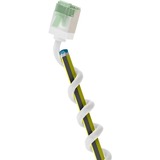 goobay Ultraflexibles Cat.8.1 Patchkabel slim, U/FTP weiß, 2 Meter, extrakurze Stecker