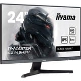 iiyama G-Master G2445HSU-B2, Gaming-Monitor 60.5 cm (23.8 Zoll), schwarz (matt), FullHD, IPS, Adaptive-Sync, 100Hz Panel