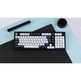 Keychron Q5 Max, Gaming-Tastatur schwarz/mehrfarbig, DE-Layout, Gateron Jupiter Red, Hot-Swap, Aluminiumrahmen, RGB