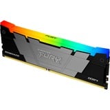 Kingston FURY DIMM 8 GB DDR4-3200 , Arbeitsspeicher schwarz, KF432C16RB2A/8, Renegade RGB, INTEL XMP