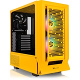 Thermaltake Ceres 350 MX , Tower-Gehäuse dunkelgelb, Tempered Glass x 2