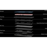 Keychron V1 Max, Gaming-Tastatur schwarz/blaugrau, DE-Layout, Gateron Jupiter Banana, Hot-Swap, RGB