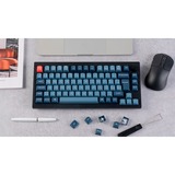 Keychron V1 Max, Gaming-Tastatur schwarz/blaugrau, DE-Layout, Gateron Jupiter Banana, Hot-Swap, RGB