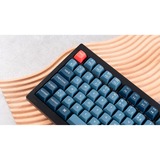 Keychron V1 Max, Gaming-Tastatur schwarz/blaugrau, DE-Layout, Gateron Jupiter Banana, Hot-Swap, RGB