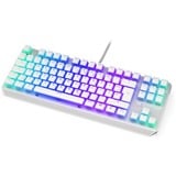 ENDORFY Thock TKL Pudding Onyx White, Gaming-Tastatur weiß, DE-Layout, Kailh RGB Brown