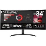 LG 34WR50QK-B, LED-Monitor 86.4 cm (34 Zoll), schwarz, QHD, VA, Curved, HDR10, 100Hz Panel