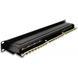 DeLOCK 19" Patchpanel 16 Port Cat.6A schwarz, 1 HE