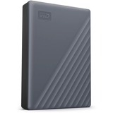 WD My Passport 6TB, USB-C, Externe Festplatte grau, USB-C 3.2 Gen 1