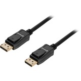 Sharkoon Kabel Displayport 1.4 (Stecker > Stecker) 8K schwarz, 5 Meter