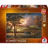 Schmidt Spiele Terry Redlin: Sonnengold über reifen Feldern, Puzzle 1000 Teile