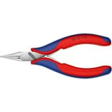 KNIPEX Elektronikzangen-Set, 7-teilig rot/blau, inkl. Präzisionspinzette