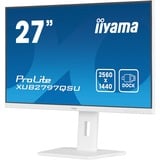 iiyama ProLite XUB2797QSU-W2, LED-Monitor 68.6 cm (27 Zoll), weiß (matt), QHD, IPS, USB-Hub, Adaptive Sync, 100Hz Panel