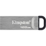 Kingston DataTraveler Kyson 128 GB, USB-Stick silber, USB-A 3.2 Gen 1