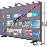 Toshiba 43UA5D63DGY, LED-Fernseher 108 cm (43 Zoll), schwarz, UltraHD/4K, Dolby Vision, AndroidTV