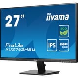 iiyama ProLite XU2763HSU-B1, LED-Monitor 69 cm (27 Zoll), schwarz (matt), FullHD, IPS, AMD Free-Sync, 100Hz Panel