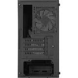 Aerocool Atomic Lite-G-BK-v1, Tower-Gehäuse schwarz, Tempered Glass