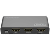 Digitus 4K HDMI Splitter, 1x2 schwarz, mit Downscaler