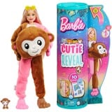 Barbie Cutie Reveal Dschungel Serie - Äffchen, Puppe