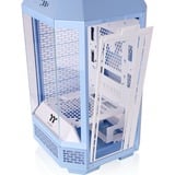 Thermaltake The Tower 250 , Tower-Gehäuse hellblau, Tempered Glass