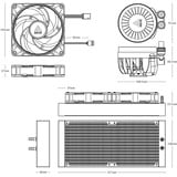 Arctic Liquid Freezer III 280 A-RGB, Wasserkühlung weiß