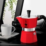 Bialetti Moka Express, Espressomaschine rot, 3 Tassen