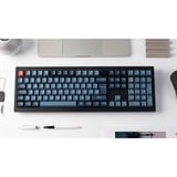 Keychron V6 Max, Gaming-Tastatur schwarz/blaugrau, DE-Layout, Gateron Jupiter Brown, Hot-Swap, RGB