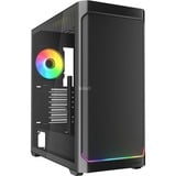 Sharkoon AK4W RGB Strip, Tower-Gehäuse schwarz, Tempered Glass