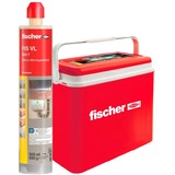 fischer Injektionsmörtel FIS VL 300 T + Kühlbox grau, 12 Kartuschen mit je 300ml, in passiver Kühlbox