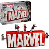 76313 Marvel Logo & Minifiguren, Konstruktionsspielzeug