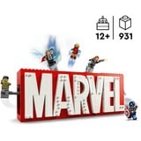 LEGO 76313 Marvel Logo & Minifiguren, Konstruktionsspielzeug 