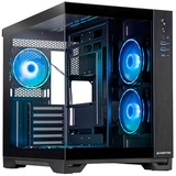 Chieftec Visio GM-30B-TG-OP, Tower-Gehäuse schwarz, Tempered Glass x 2