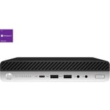 HP EliteDesk 800 G4 MP Generalüberholt, Mini-PC schwarz/silber, Windows 11 Pro 64-Bit