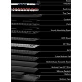 Keychron Q1 Max, Gaming-Tastatur schwarz/mehrfarbig, DE-Layout, Gateron Jupiter Red, Hot-Swap, Aluminiumrahmen, RGB
