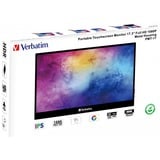 Verbatim PMT-17, LED-Monitor 43.8 cm (17.3 Zoll), schwarz, FullHD, IPS, USB-C, HDR