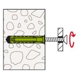fischer Dübel SX Plus Green 12x60 K grün, 6 Stück
